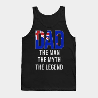 New Zealander Dad The Man The Myth The Legend - Gift for New Zealander Dad With Roots From New Zealander Tank Top